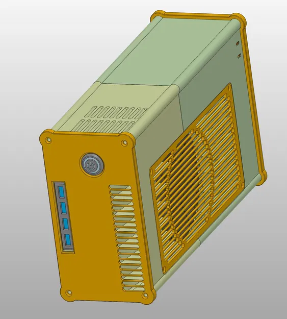 Case BC250 AMD v3 cho nguồn HP server PSU, HDD 2.5 và USB hub - Image 10