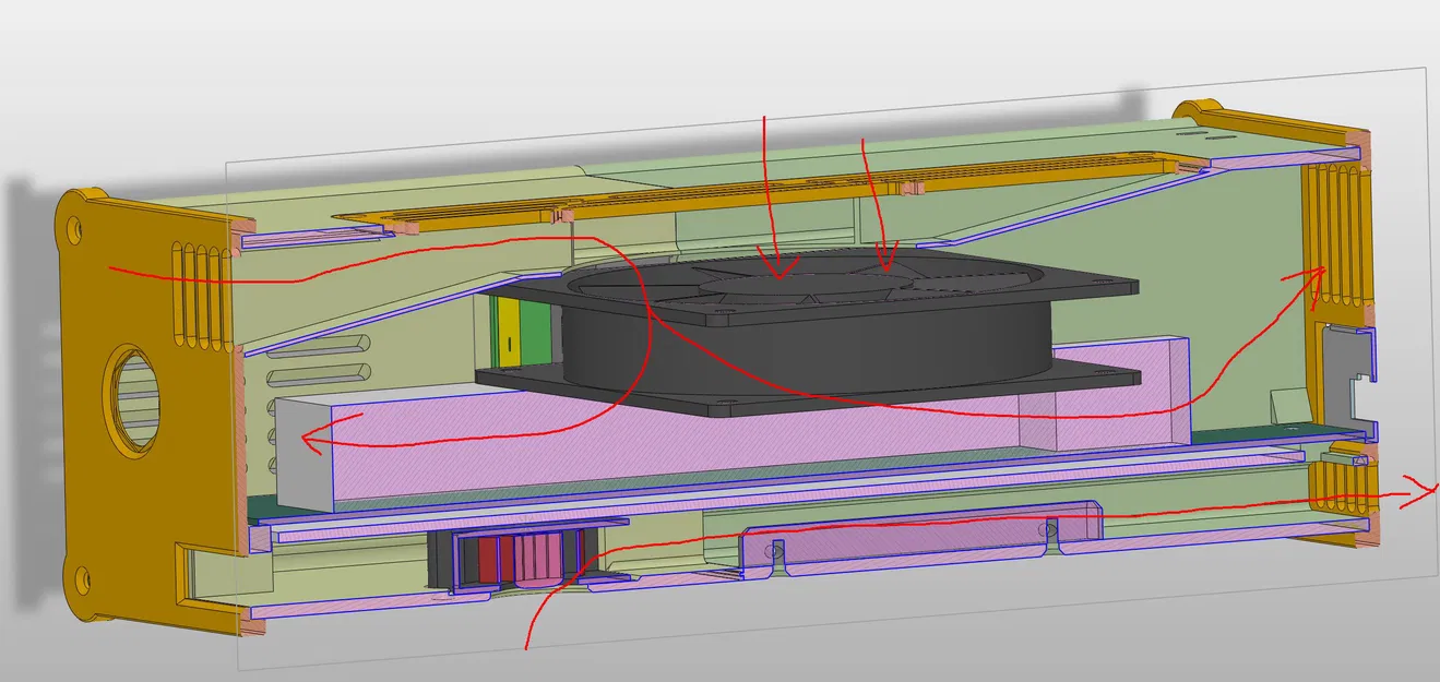 Case BC250 AMD v3 cho nguồn HP server PSU, HDD 2.5 và USB hub - Image 13