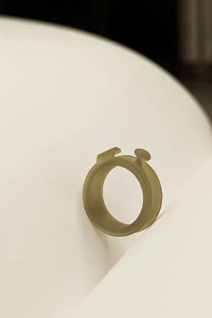 Nhẫn móc len giữ căng chỉ kiểu Shrek (Crochet Ring Shrek style) - Image 3