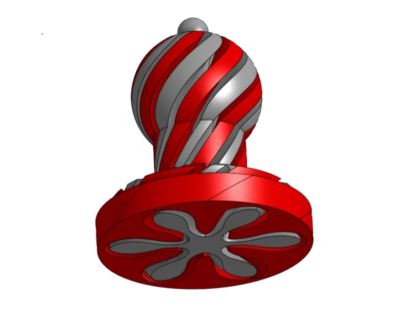 Bộ quân cờ "1.75" Spiral Fidget (Chess Pieces) - Image 3