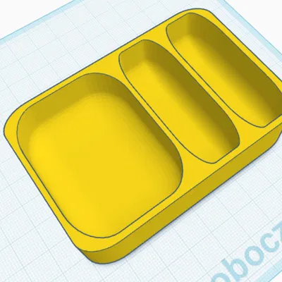 Hộp đựng ốc vít cho công việc service (đáy bo tròn)