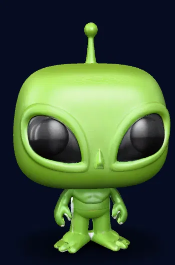 Alien nhỏ màu xanh - Image 1