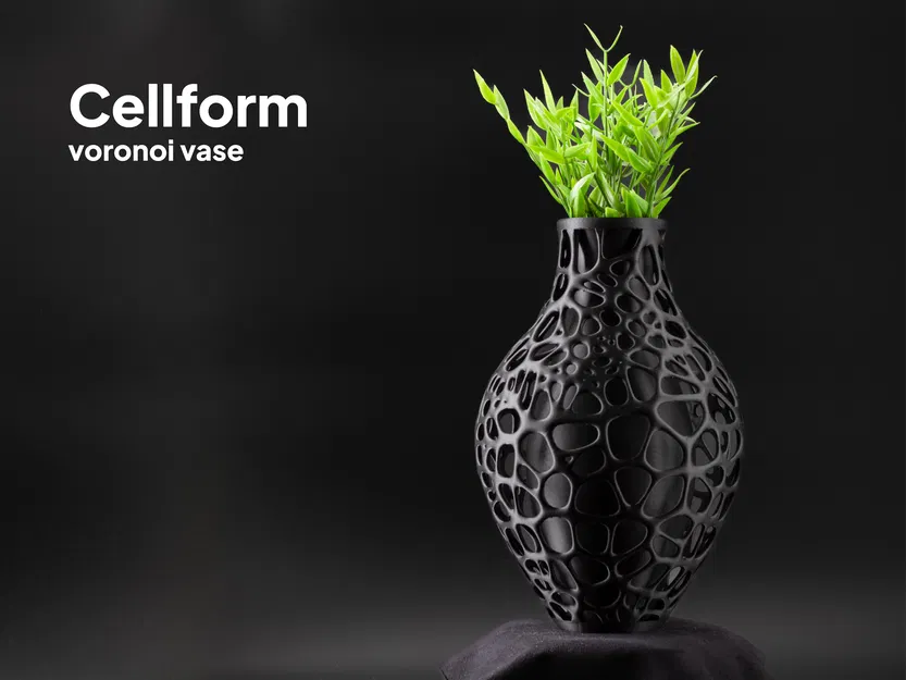 Cellform - Bình hoa Voronoi - Image 1