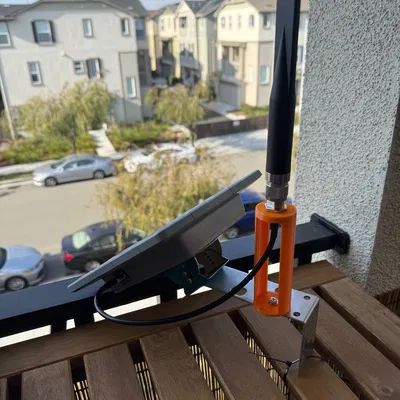 Trụ nâng (Riser/Mast) cho anten dùng N-Type Connector