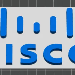 Bảng hiệu Cisco cho văn phòng hoặc xưởng, có chân đế