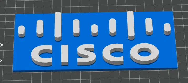 Bảng hiệu Cisco cho văn phòng hoặc xưởng, có chân đế - Image 2