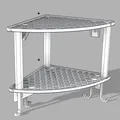 Kệ góc phòng tắm (Bathroom corner shelf) - Thumbnail 1