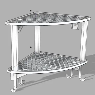 Kệ góc phòng tắm (Bathroom corner shelf)