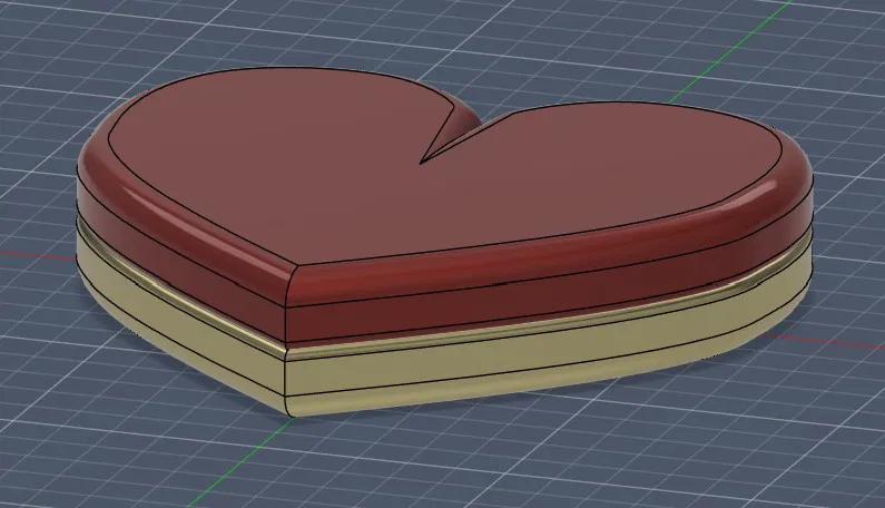 Heart_magnet_fidget_toy - Đồ chơi fidget nam châm hình trái tim - Image 1