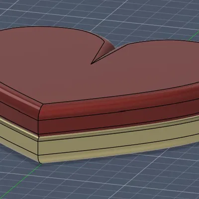 Heart_magnet_fidget_toy - Đồ chơi fidget nam châm hình trái tim