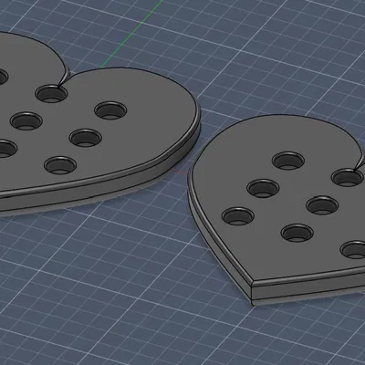 Heart_magnet_fidget_toy - Đồ chơi fidget nam châm hình trái tim