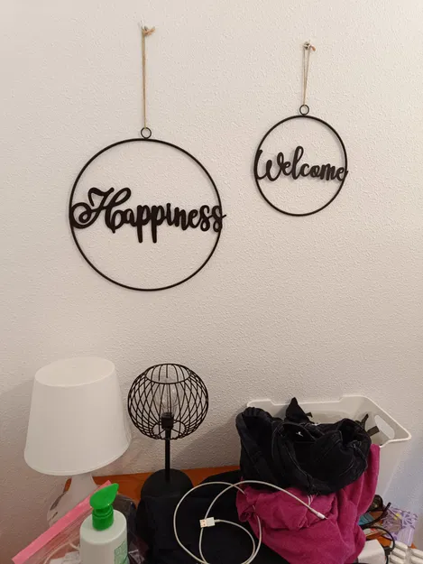 Happiness Wellcome - Trang trí treo tường (Hang-Wall decoration) - Image 1
