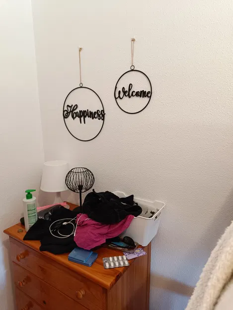 Happiness Wellcome - Trang trí treo tường (Hang-Wall decoration) - Image 2