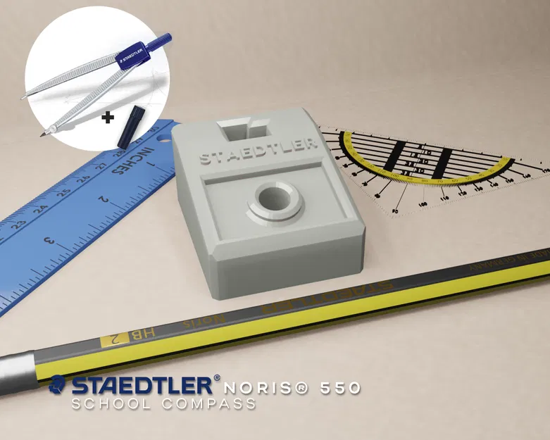 Giá đỡ compa Staedtler Noris 550 (Staedtler Compass Holder) - Image 2