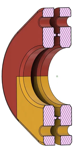 Kabeldurchführung tách đôi cho “PrintClosure Project” (Split cable entry) - Image 3