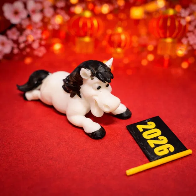 Ngựa in 3D – Năm Ngọ (Year of the Horse) 2026 - Image 1