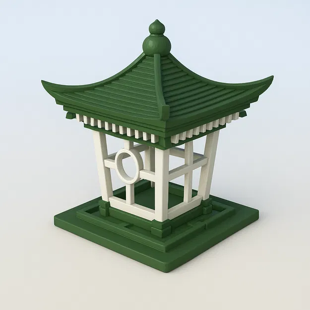 Máng ăn chim phong cách Trung Hoa (Chinese Style Bird feeder) - Image 1