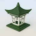 Máng ăn chim phong cách Trung Hoa (Chinese Style Bird feeder) - Thumbnail 1