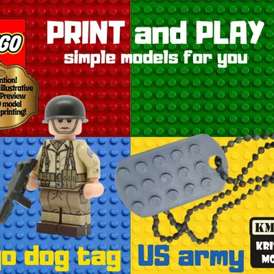 Thẻ tên chó LEGO (Lego Dog Tag)