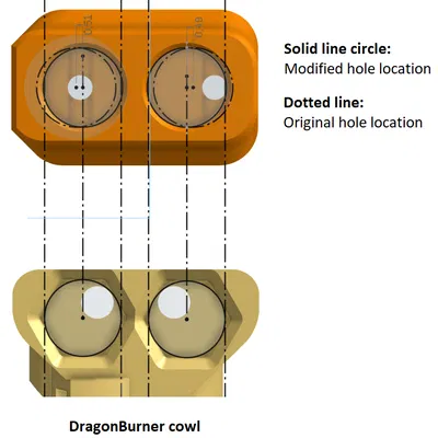 Đầu dò ZeroClick chỉnh vị trí nam châm cho Dragon Burner cowl