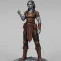Cloud Goliath Giantess Ranger - Mini DnD - Thumbnail 1