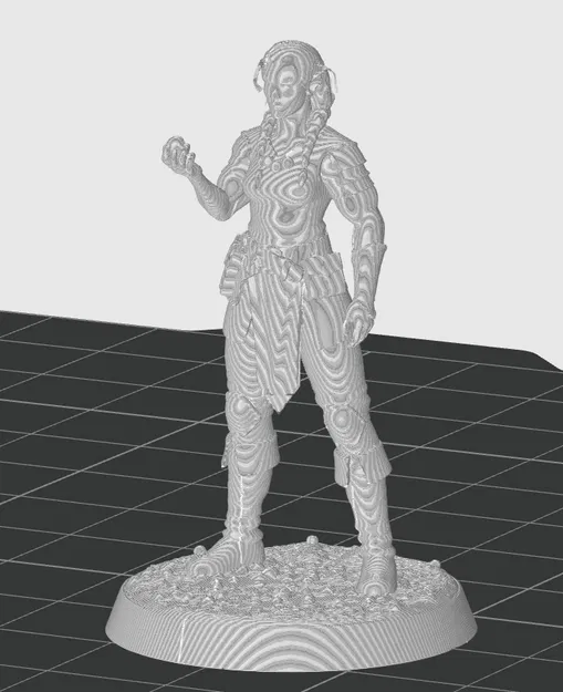 Cloud Goliath Giantess Ranger - Mini DnD - Image 3