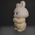 Thỏ Dễ Thương Cầm Trái Tim – Bunny STL In 3D - Thumbnail 2