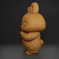 Thỏ Dễ Thương Cầm Trái Tim – Bunny STL In 3D - Thumbnail 7