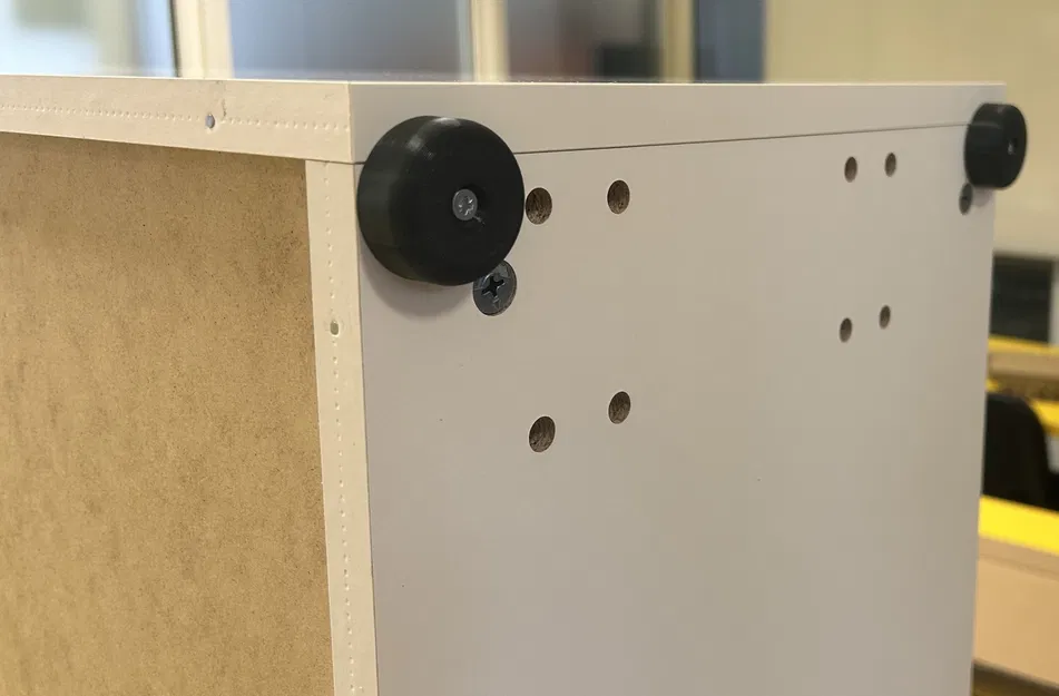 Chân đế tủ/nội thất dễ làm (Nozka pod skrinku) – Ø40, cao 15mm - Image 3