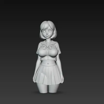 Cô gái Nhật Bản trong đồng phục học sinh 2