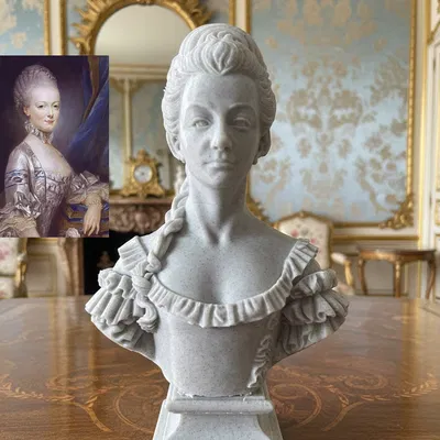 Marie-Antoinette Josèphe Jeanne de Habsbourg-Lorraine – Tượng bán thân
