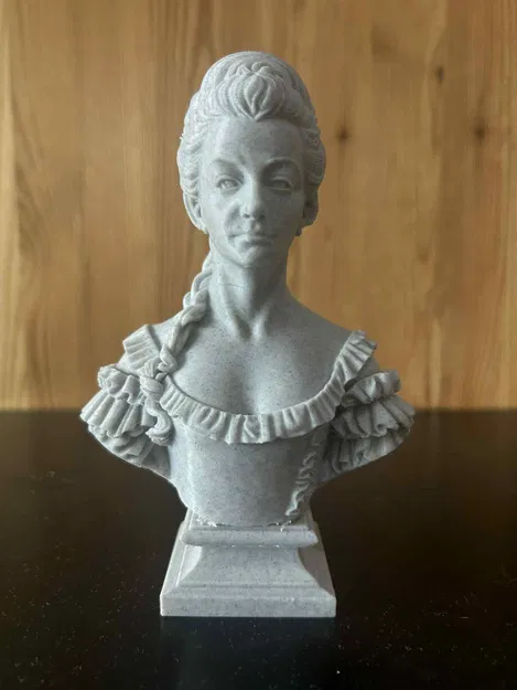 Marie-Antoinette Josèphe Jeanne de Habsbourg-Lorraine – Tượng bán thân - Image 3