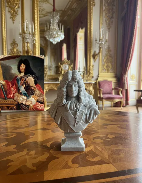 Louis XIV de Bourbon (Le Grand - Le Roi Soleil) - Tượng bán thân - Image 1