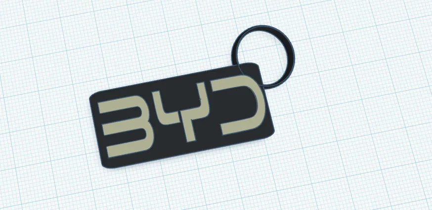 Móc khóa BYD (BYD keychain) - Image 1