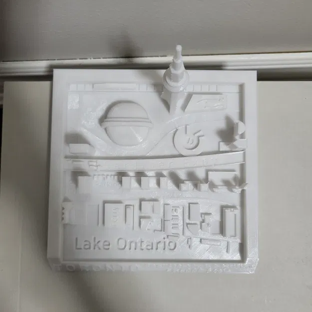 Mô hình thu nhỏ đường chân trời Toronto (CN Tower & Rogers Centre) - Image 3