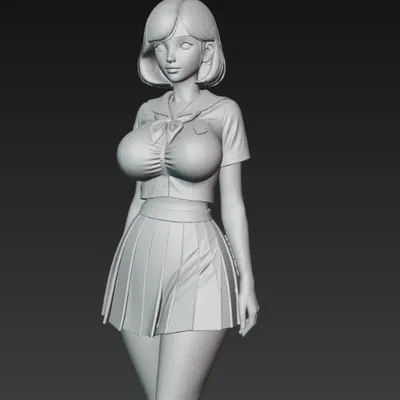 Cô gái sexy trong đồng phục học sinh 2