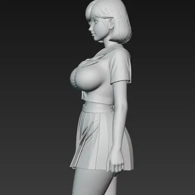 Cô gái sexy trong đồng phục học sinh 2