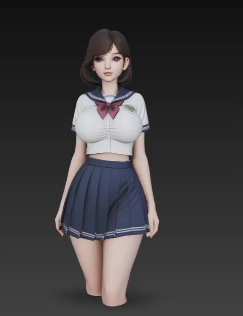 Cô gái sexy trong đồng phục học sinh 2 - Image 4