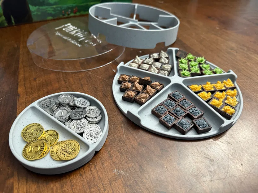 Khay Resource & Coin cho Puerto Rico 1897 SE (xếp chồng, để bàn & lưu trữ) - Image 1