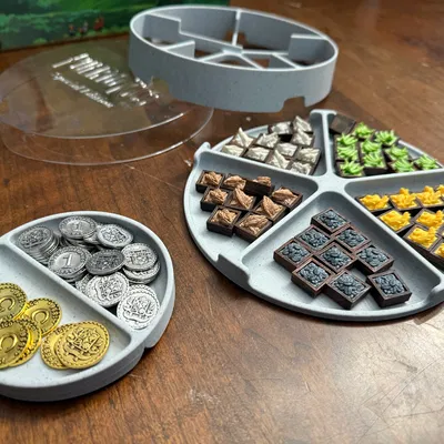 Khay Resource & Coin cho Puerto Rico 1897 SE (xếp chồng, để bàn & lưu trữ)