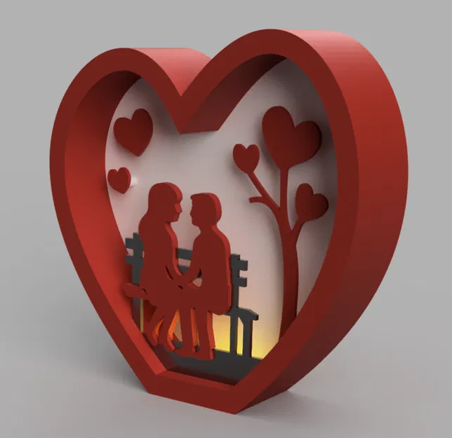 Cặp đôi đang yêu - Ánh sáng và bóng đổ - Image 2