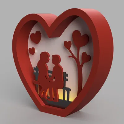 Cặp đôi đang yêu - Ánh sáng và bóng đổ