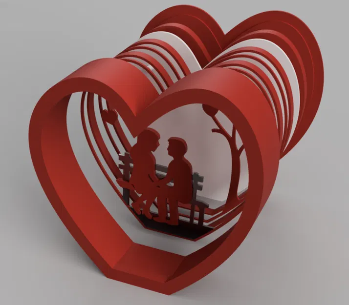 Cặp đôi đang yêu - Ánh sáng và bóng đổ - Image 3