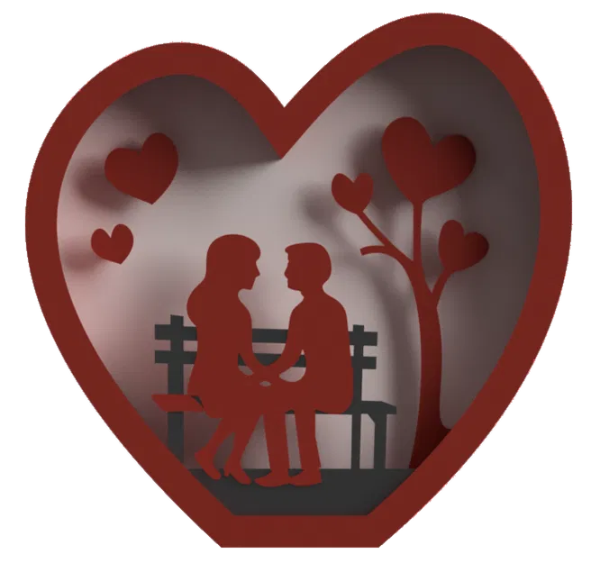 Cặp đôi đang yêu - Ánh sáng và bóng đổ - Image 6