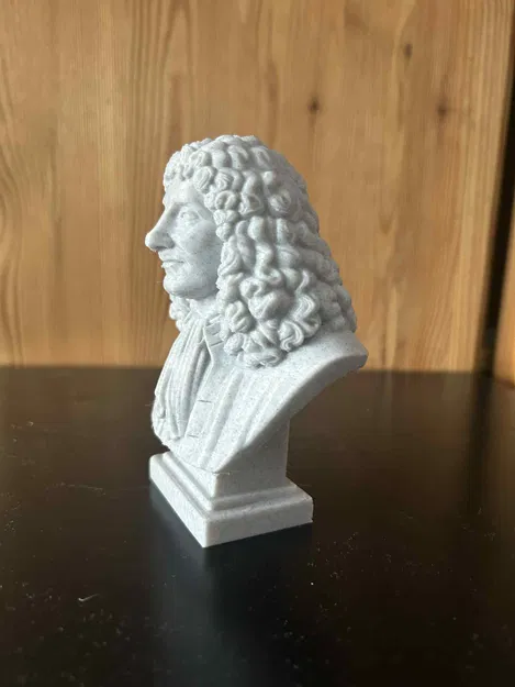 Antoni(e) (Antoine) van Leeuwenhoek - Tượng bán thân - Image 3