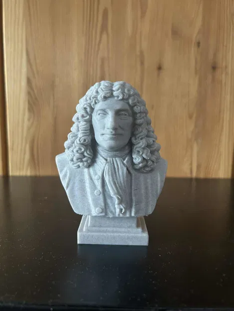 Antoni(e) (Antoine) van Leeuwenhoek - Tượng bán thân - Image 5