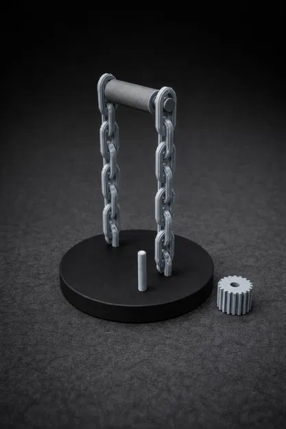 Giá treo tai nghe phong cách industrial kèm thiết kế dây xích - Image 1