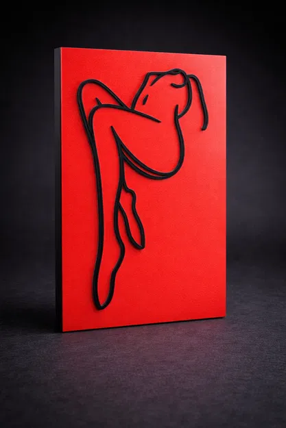 Minimalist Female Line Art Series 1 N4 - Image 1