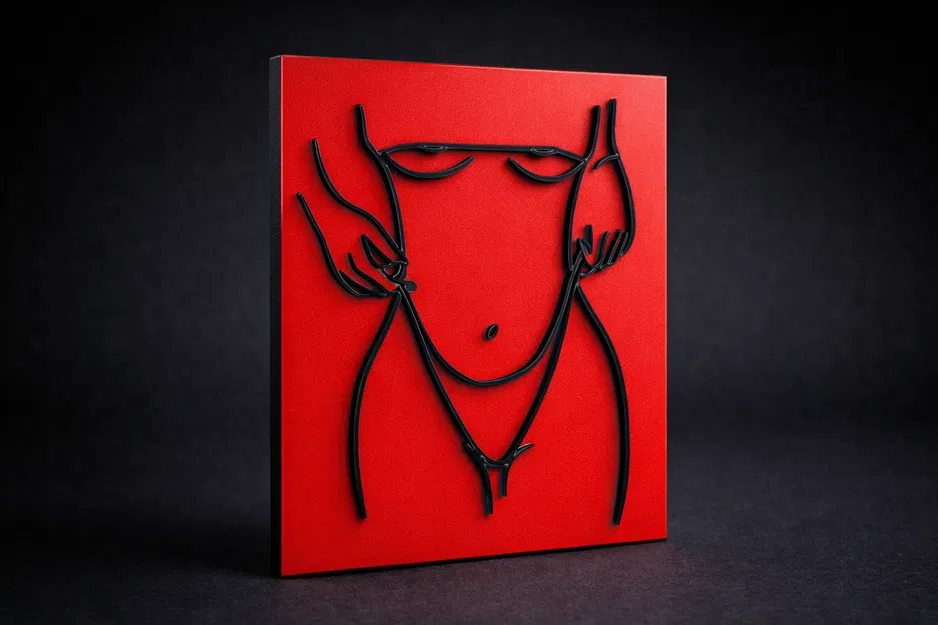 Minimalist Female Line Art Series 1 N3 - Image 1