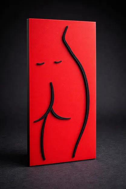 Minimalist Female Line Art Series 1 N2 - Image 1